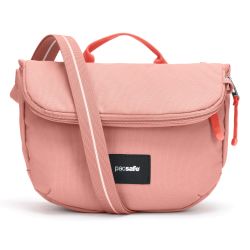 Pacsafe   Saddle Crossbody Rose Taske