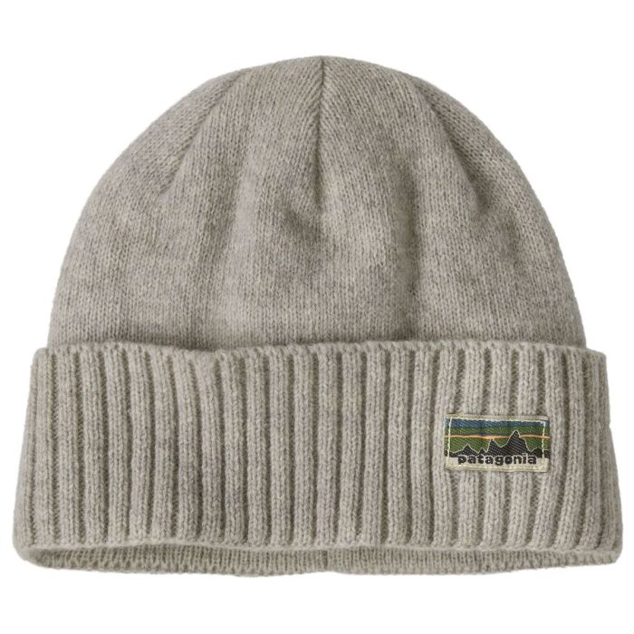 Patagonia Brodeo Beanie   Legacy Label:crisp Grey