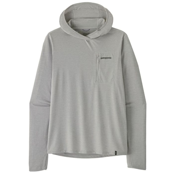 Patagonia     Cap Cool Sun Hoody Fitz Roy Trout Crisp Grey Salt Grey  -dye