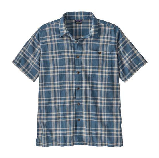 Patagonia Mens     Shirt  Bloom   Still Blue