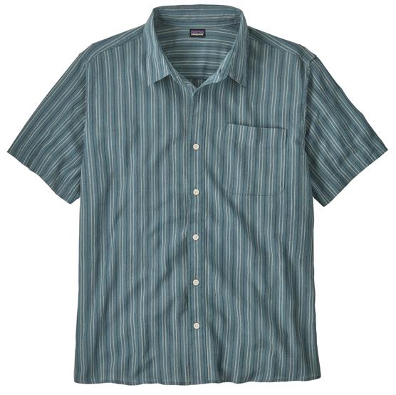 Patagonia Mens     Shirt  Lianas   Still Blue