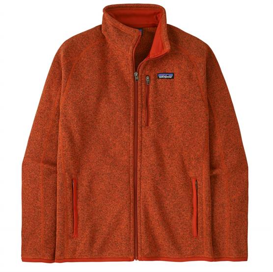 Patagonia Mens Better Sweater Jacket  Coal Orange