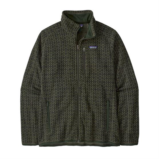 Patagonia Mens Better Sweater Jacket  Scales   Old Growth Green