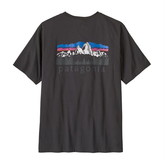 Patagonia Mens Fitz Roy Foothills  -shirt  Ink Black