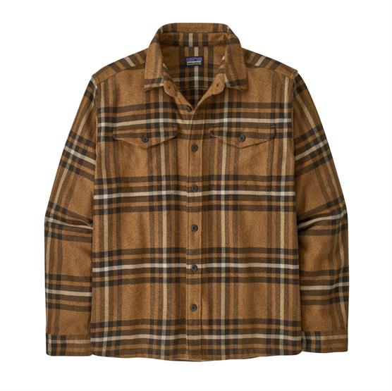 Patagonia Mens Fjord Flannel Shirt  Catch   Deer Brown