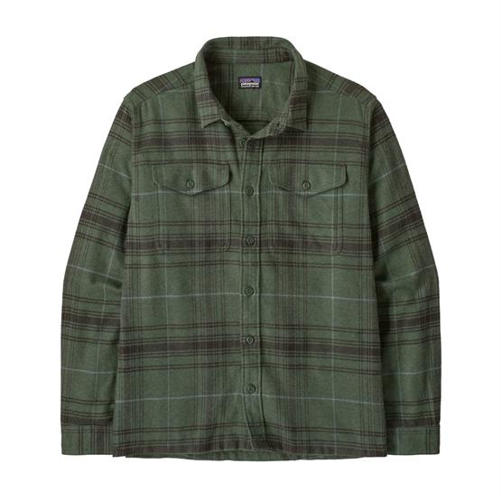 Patagonia Mens Fjord Flannel Shirt  Dissolve   Treeline Green