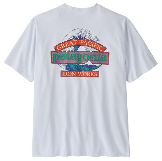 Patagonia Mens Great Waves Responsibili-tee  White
