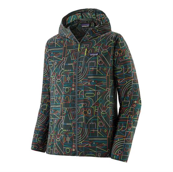 Patagonia Mens Houdini Jacket  Lose Yourself Outline   Nouveau Green
