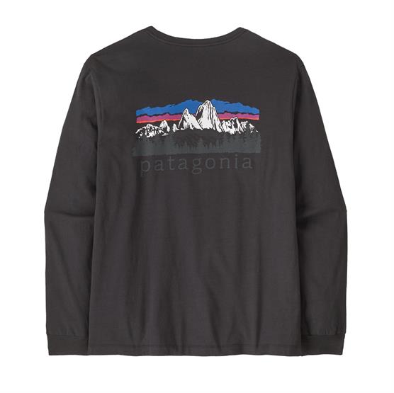Patagonia Mens     Fitz Roy Foothills  -shirt  Ink Black