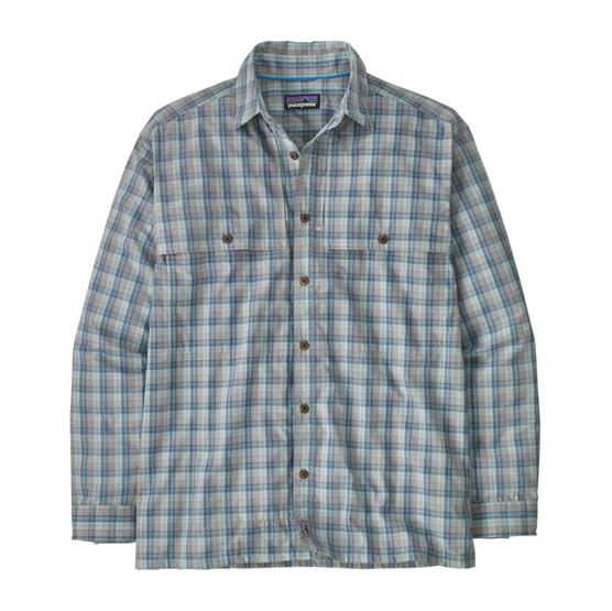 Patagonia Mens     Island Hopper Shirt  Dipper   Utility Blue