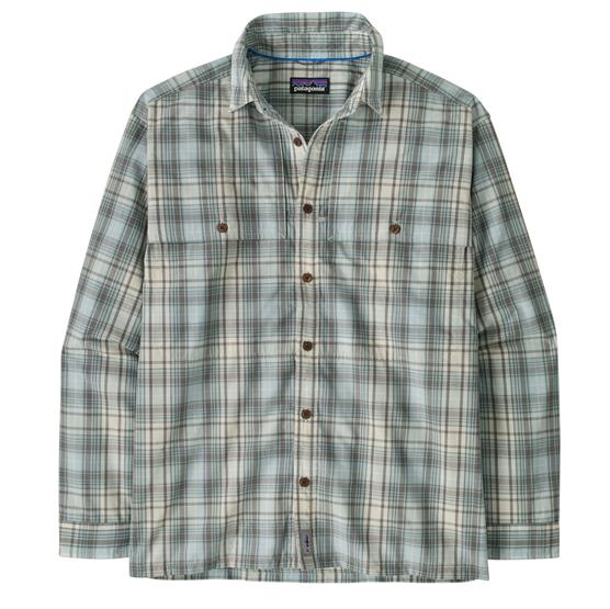 Patagonia Mens     Island Hopper Shirt  Longshore   Dyno White