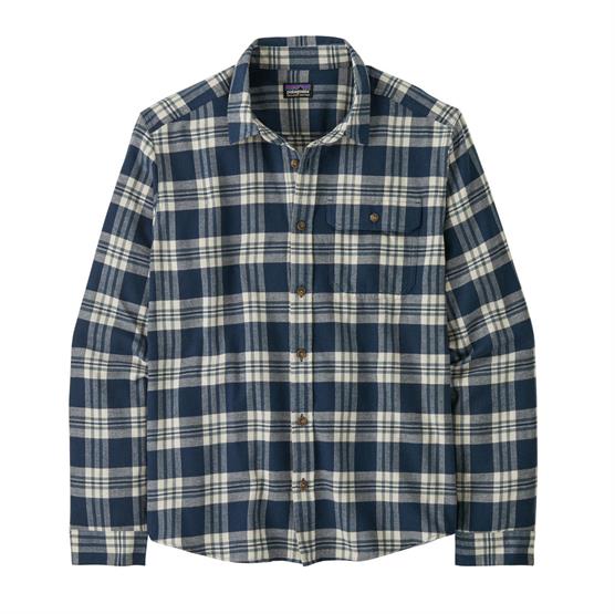 Patagonia Mens       Fjord Flannel Shirt  Base Camp   New Navy