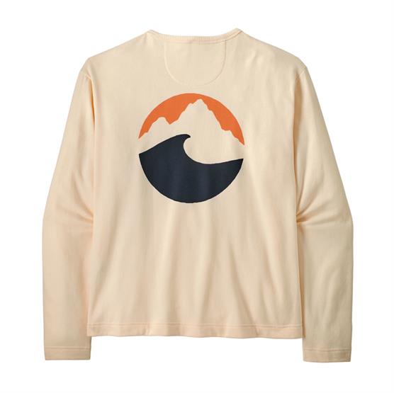 Patagonia Mens   Applied Imagination Wildrise Crewneck  Natural
