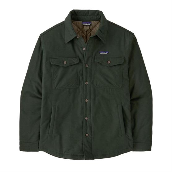 Patagonia Mens   Insulated Fjord Flannel Shirt  Old Growth Green