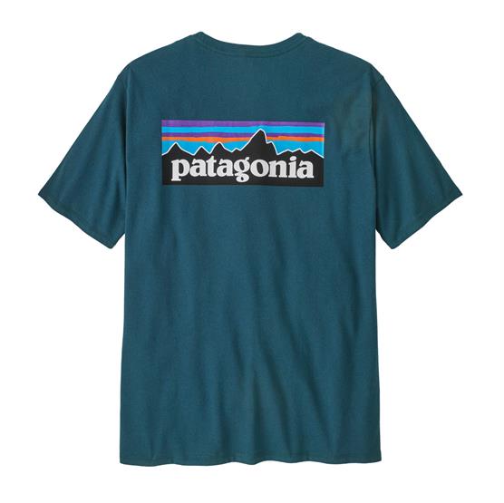 Patagonia Mens  -  Logo Responsibili-tee  Glacial Blue
