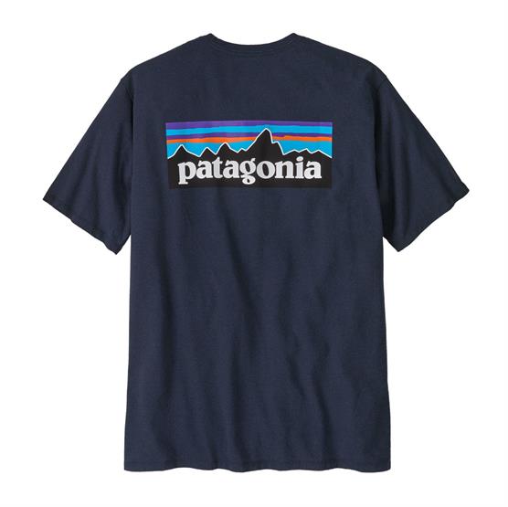 Patagonia Mens  -  Logo Responsibili-tee  New Navy