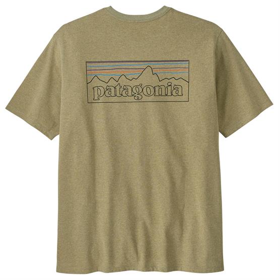 Patagonia Mens  -  Logo Responsibili-tee   -  Outline   Gumtree Green