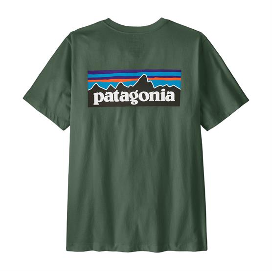 Patagonia Mens  -  Logo  -shirt  Canopy Green