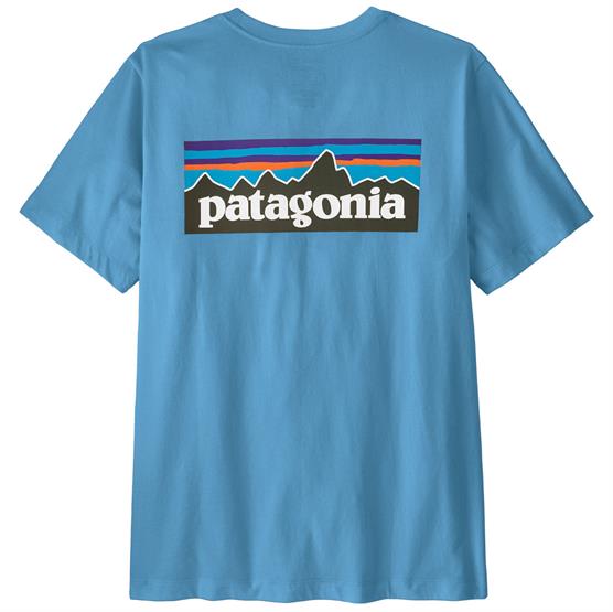 Patagonia Mens  -  Logo  -shirt  Shore Blue