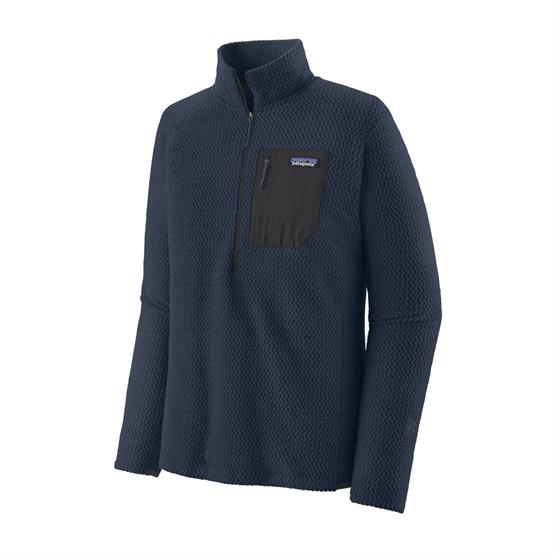 Patagonia R1 Air Zip Neck Fleecetrøje - Ny Navy Tilbud