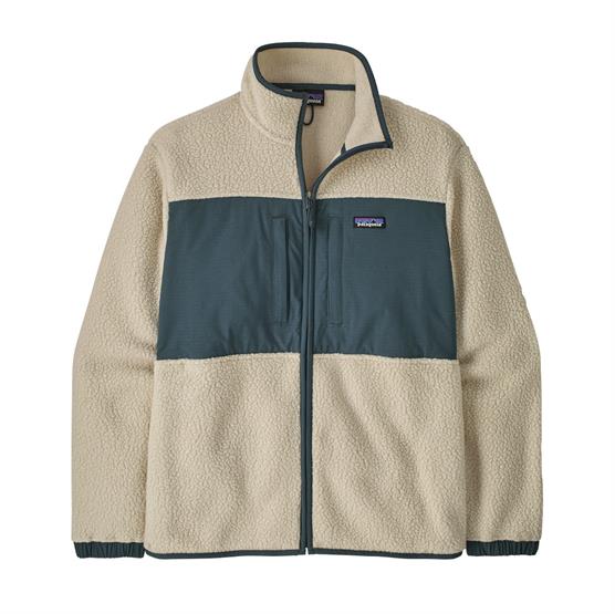 Patagonia Mens Retro Pile Patch Jacket  Pelican