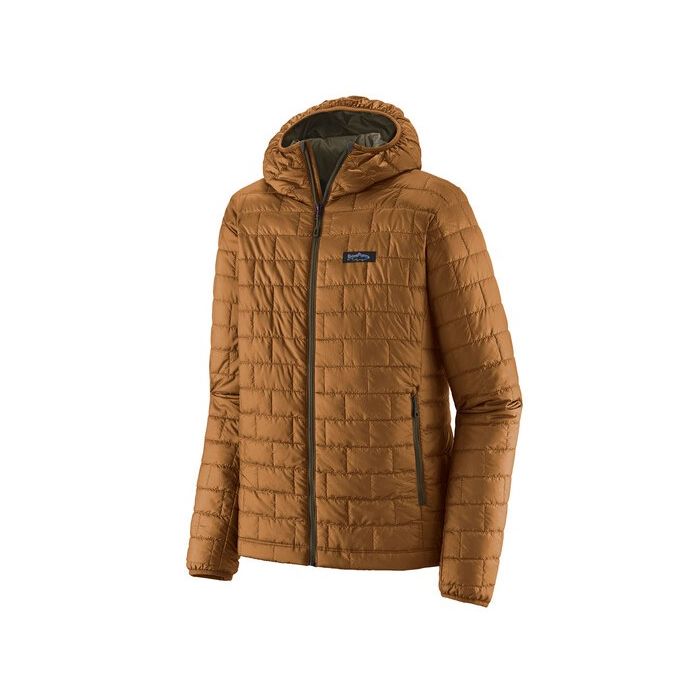 Patagonia Nano Puff Fitz Roy Trout Hoody Shelter Brown