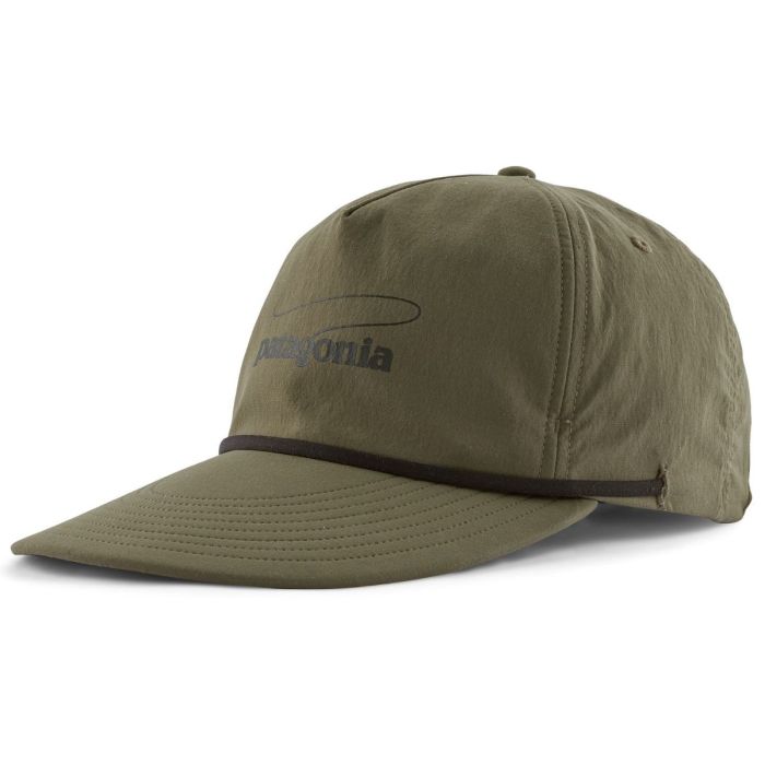 Patagonia Spoonbill Merganzer Cap Casting Logo:basin Green