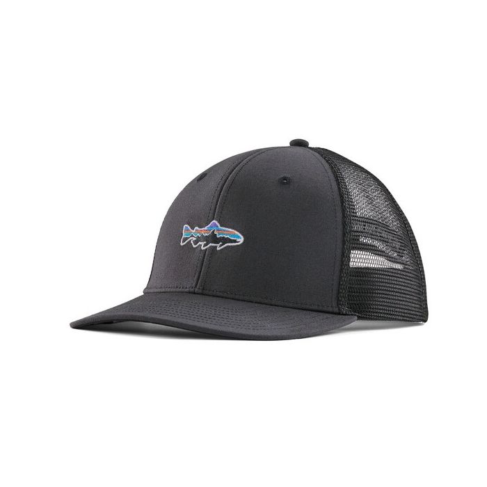 Patagonia Stand   Trout Trucker Cap Ink Black