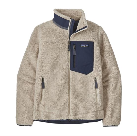 Patagonia Womens Classic Retro-  Jacket  Natural   New Navy