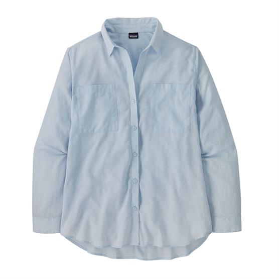 Patagonia Womens       Buttondown  Fleck Blue