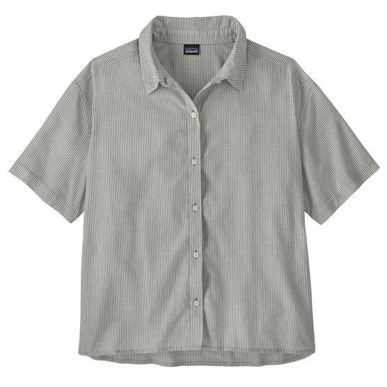 Patagonia Womens       Shirt  Solstice Stripe   Smolder Blue