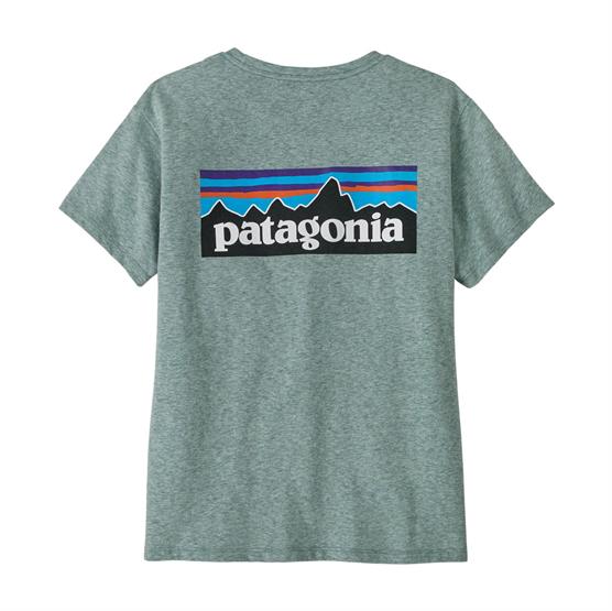 Patagonia Womens  -  Logo Responsibili-tee  Blue Sage