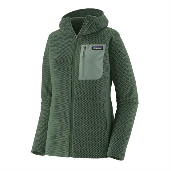Patagonia Womens R1 Air Full-zip Hoody  Canopy Green