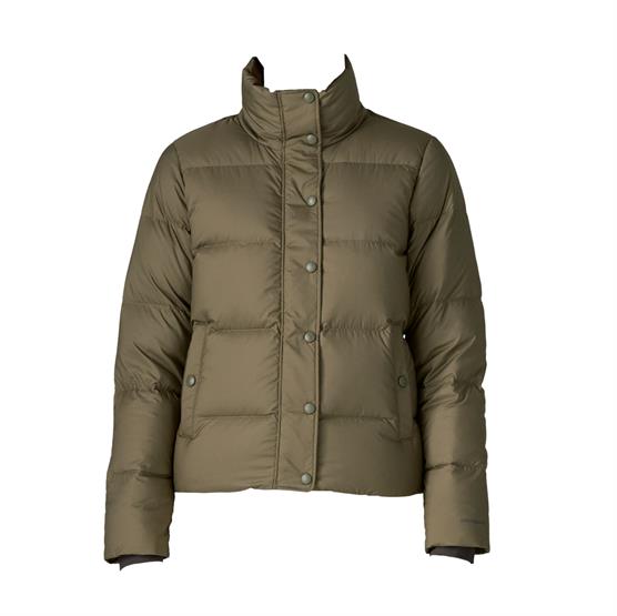 Patagonia Womens Silent Down Jacket  Basin Green