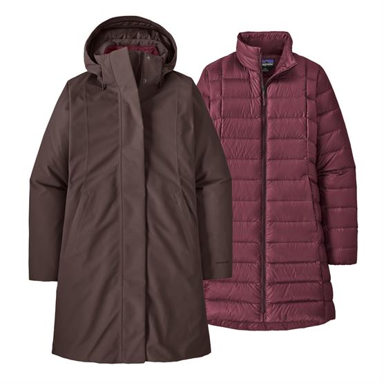 Patagonia Womens Tres  - -  Parka  Den Brown