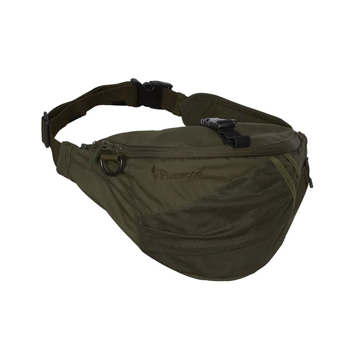Pinewood Cross Waist Pack 4l-dark Olive Hoftetasker   Bæltetasker