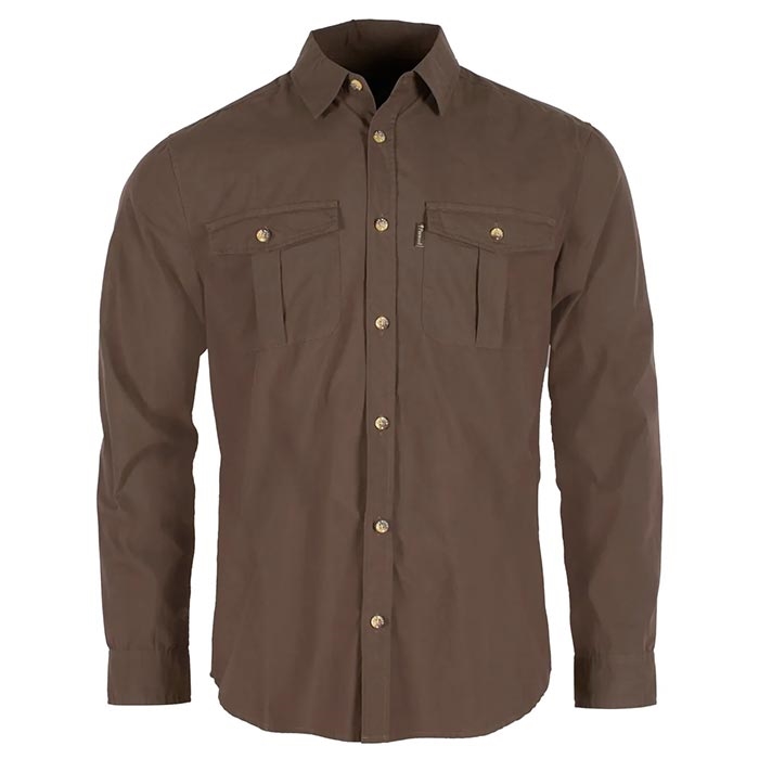 Pinewood Insectsafe Poplin   Shirt Herre   Mænd-dark Olive-  Skjorter