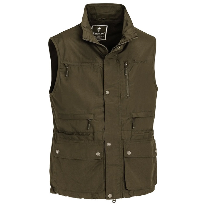 Pinewood Nye Tiveden Vest-dark Olive-   Veste