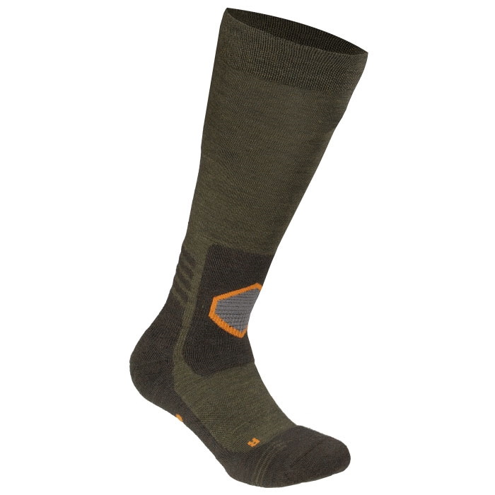 Pinebrun Outdoor Multi Sport Merino Sokker  Grøn-39-42 Sokker