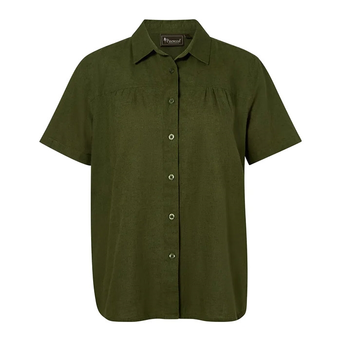 Pinewood Värnamo Insectsafe  Hemp Mix Kvinder   Damer-pine Green-   Skjorter