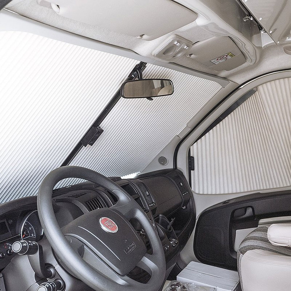 Plisségardiner Til Ducato Fra 2011 -  Ducato X290  2014 2019  Med Sensor Forrude