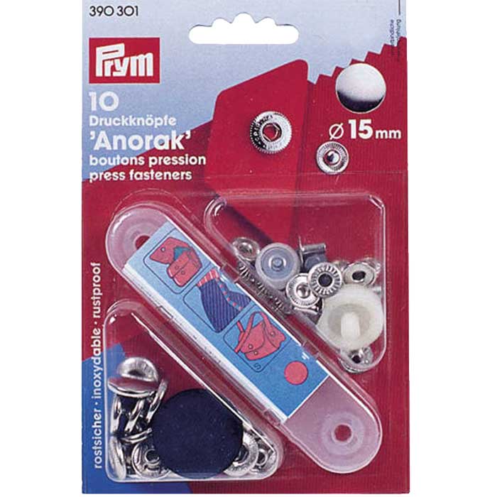 Prym Trykknapper 15    10 Stk