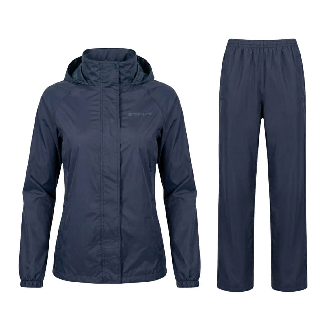 Regnsæt Dame Treklife Rain Packaway Blå