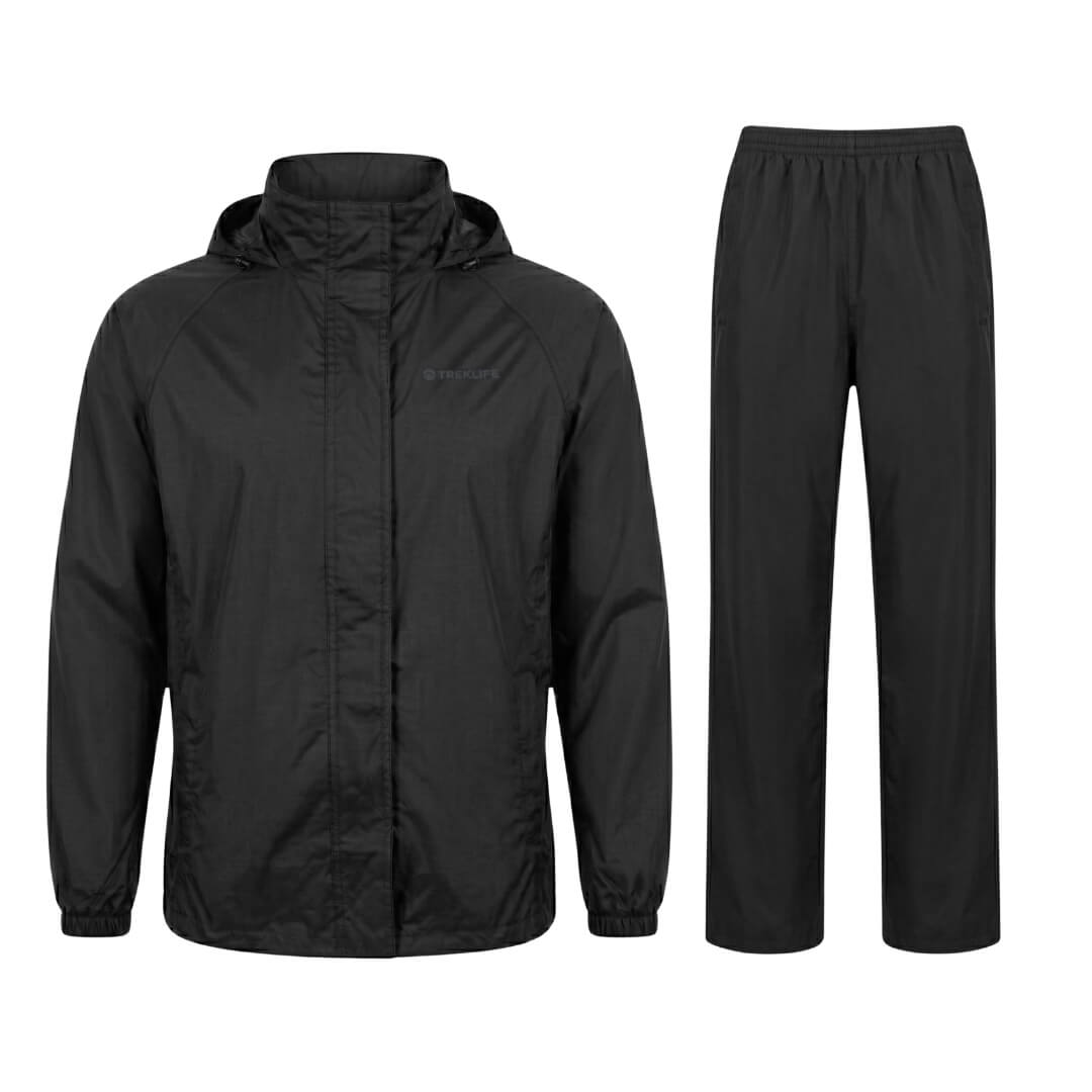 Regnsæt Herre Treklife Rain Packaway Sort