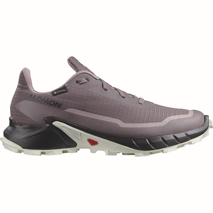 Salomon Alphacross   Gtx Kvinder   Damer  Moonscape Blk White-43           Vandresko