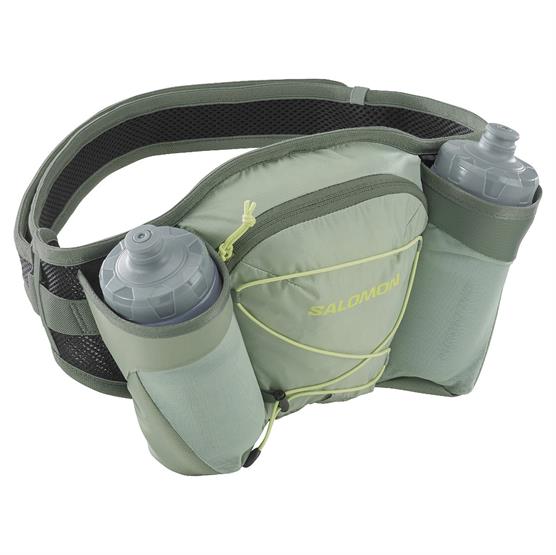 Salomon Cross Belt   Bottles  Green Milieu   Agave