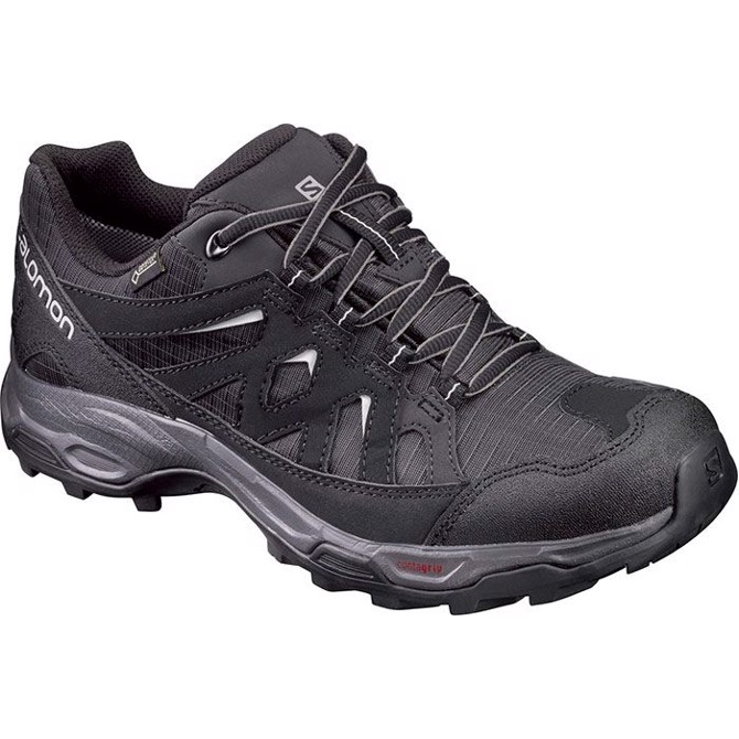 Salomon Effect Goretex Kvinder   Damer  Phantom Sort- 36         Vandresko