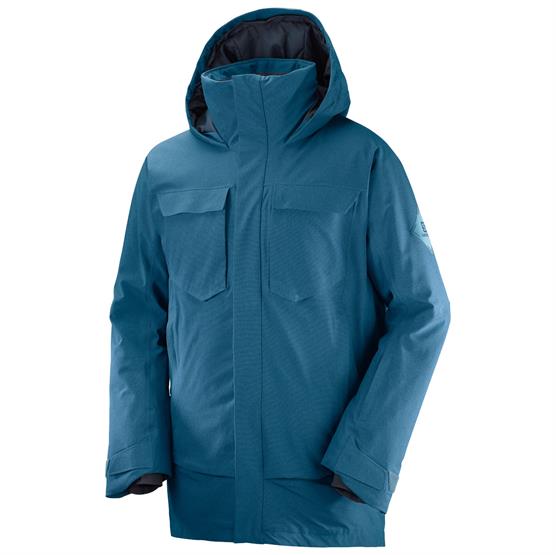 Salomon Stance Cargo Jacket Mens  Mallard Blue