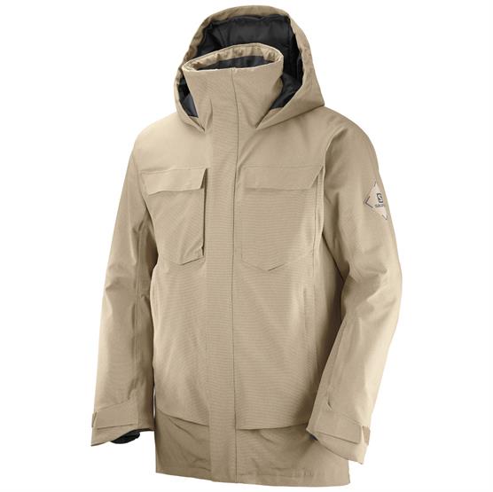 Salomon Stance Cargo Jacket Mens  Roasted Cashew