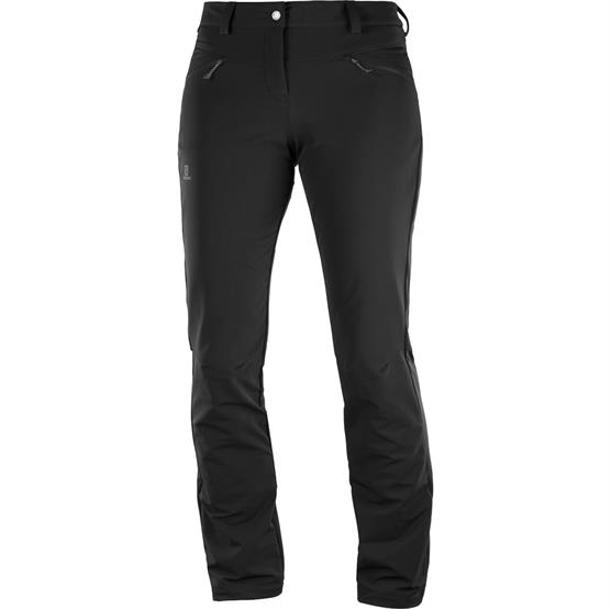 Salomon Wayfarer Straight Warm Pant Womens  Black